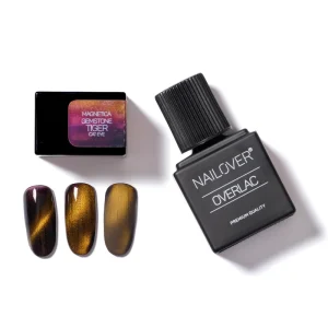 OVERLAC Gél Lakk “MAGNETICA” TIGER CAT EYE – 12ml (HEMA MENTES)