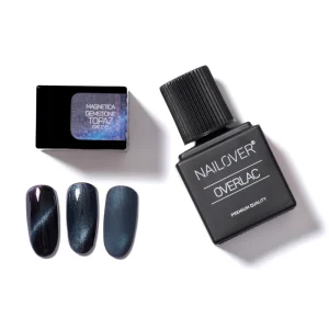 OVERLAC Gél Lakk “MAGNETICA” TOPAZ CAT EYE – 12ml (HEMA MENTES)