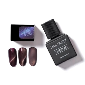 OVERLAC Gél Lakk “MAGNETICA” AMETHYST CAT EYE – 12ml (HEMA MENTES)